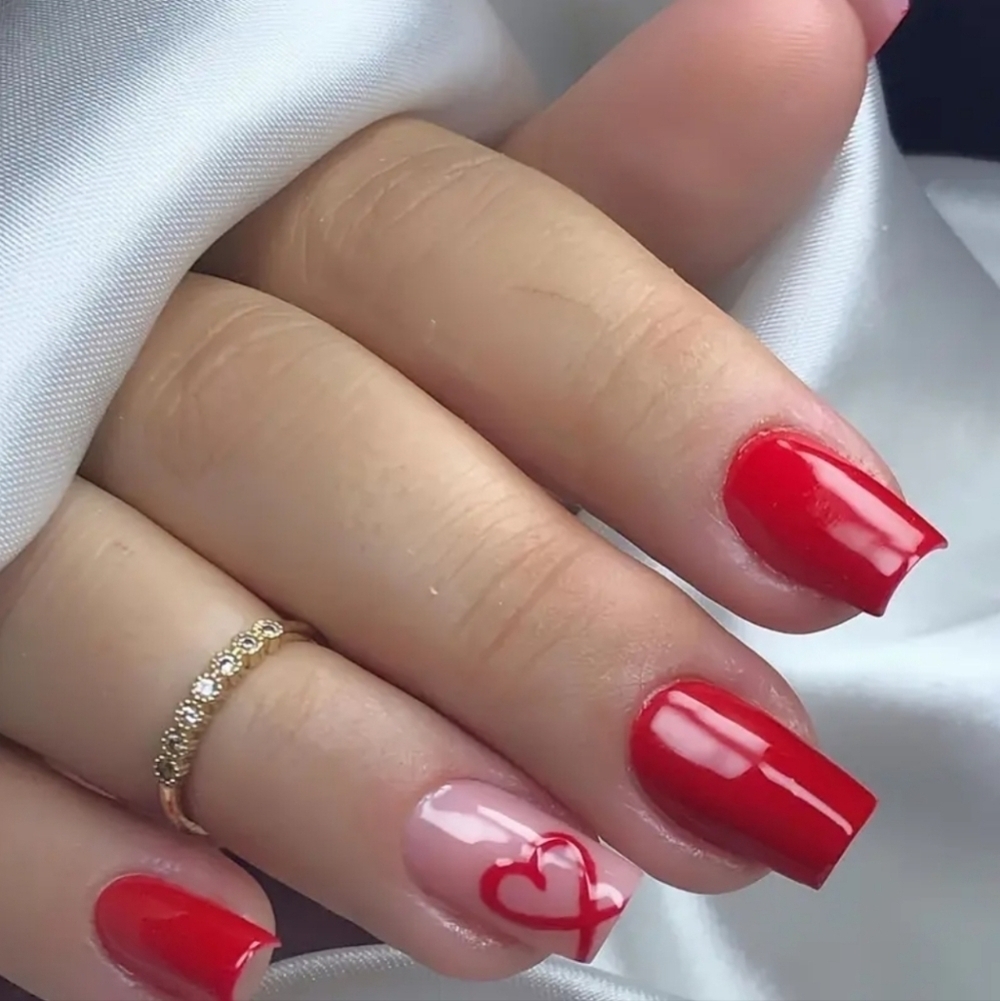 24 Pieces Fake Press On Nails